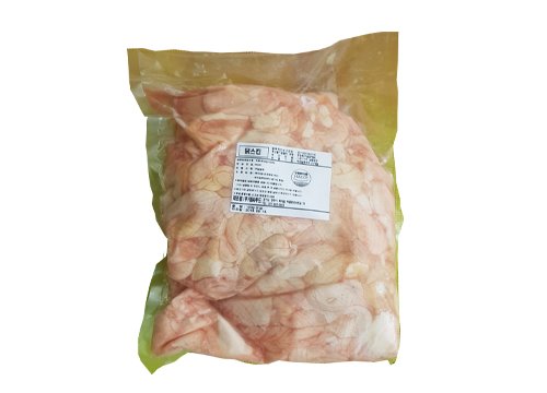 닭껍질2kg팩 가슴살껍질 국내산 냉동